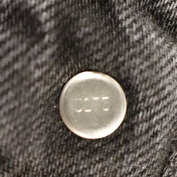 Levi's jeans 70's high slim straight women's 28 black denim big E red tab - Picture 14 of 16